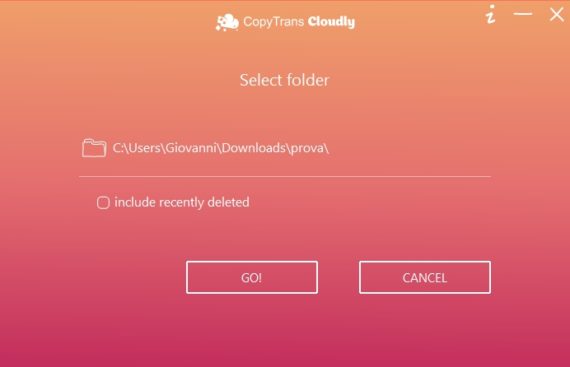 CopyTrans Cloudly: cancellare definitivamente le foto di iCloud 5