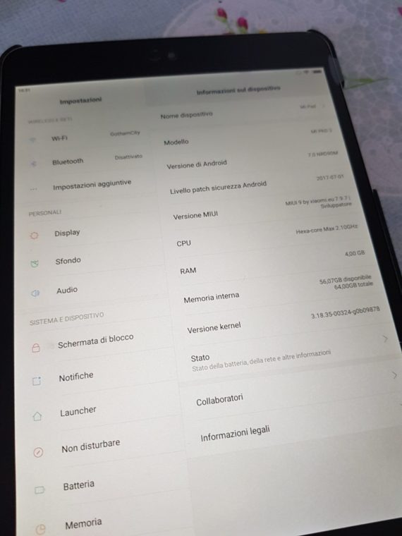 Xiaomi Mi Pad 3: cambiare il firmware per ottenere la lingua italiana 19
