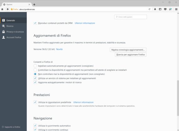 Firefox 57 è arrivato: opzioni per il downgrade (o la convivenza) 4