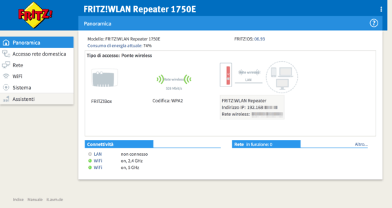 AVM FRITZ!WLAN Repeater 1750E: estendi la tua rete WiFi su più livelli 12