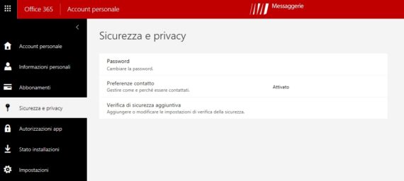 Office 365: modificare il metodo di verifica autenticazione 2-Step