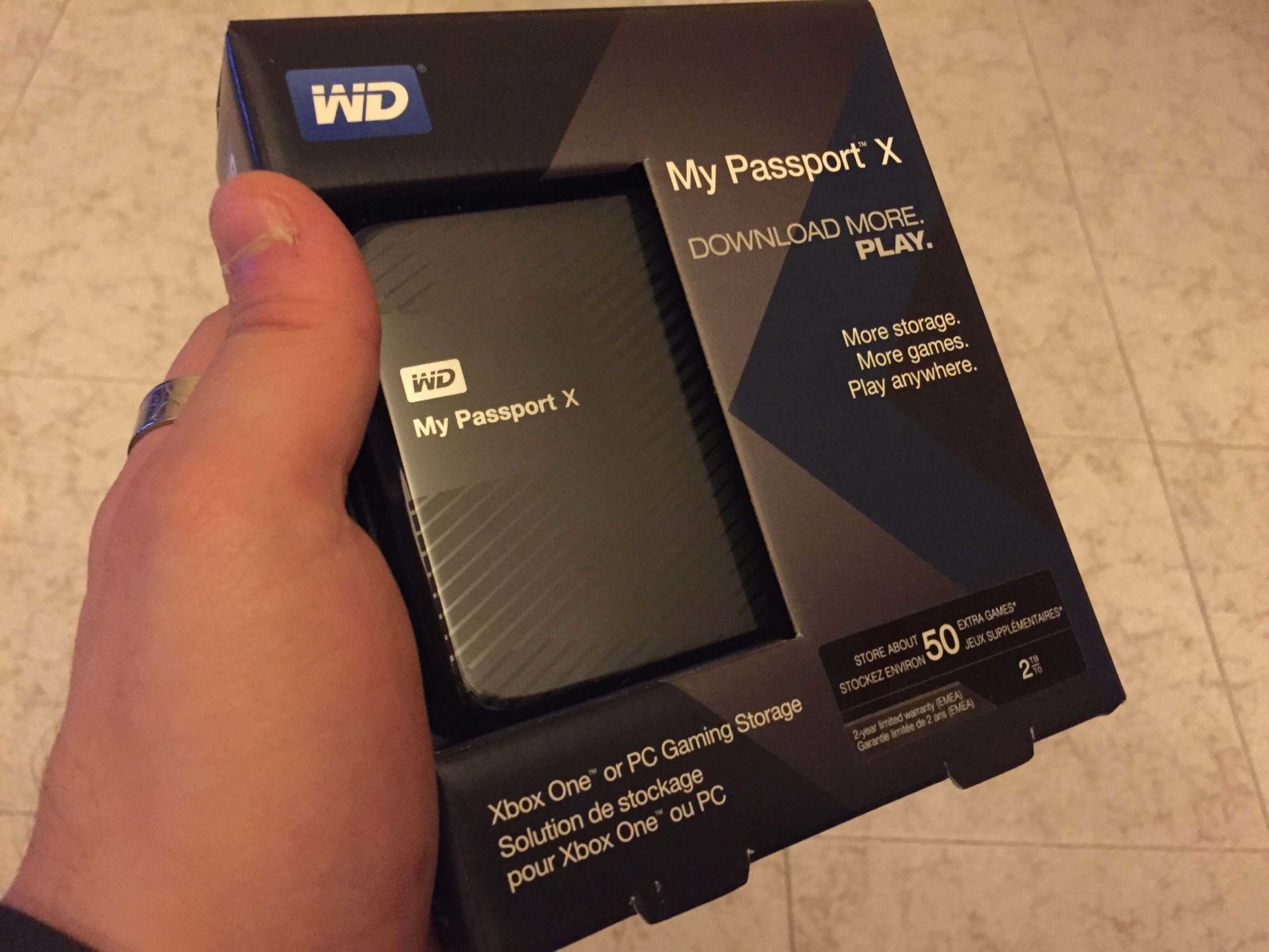 wd my passport xbox