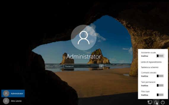Windows 10: cambiare la password dell'amministratore