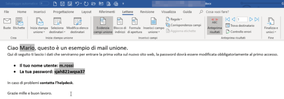 Outlook: dalla stampa unione alla "mail unione" il passo è breve 1