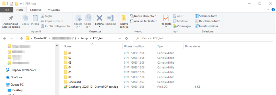 PSDataReorg: riorganizzare file PDF in base alla data riportata al loro interno 6
