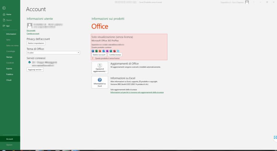 Microsoft 365 Apps (Office): mancata attivazione su Windows 7