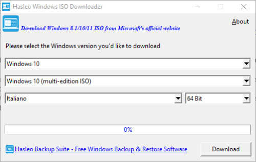 MS Windows: due metodi alternativi per scaricare le ISO del SO 5