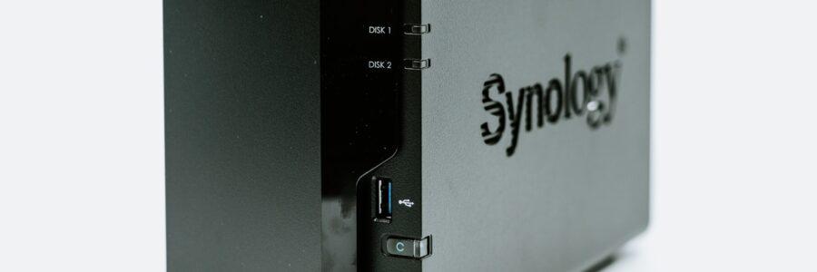 gray Synology machine