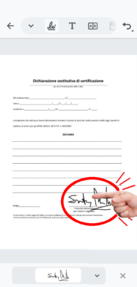 Come inserire una firma su un documento PDF con Xodo 9