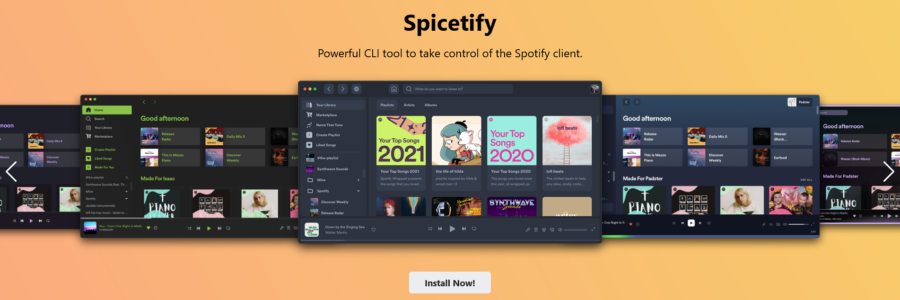 Spicetify: Powerful CLI tool to take control of the Spotify client 2