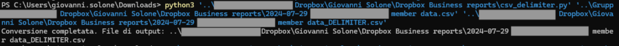 CSV: modificare il delimitatore da virgola a punto e virgola grazie a Python
