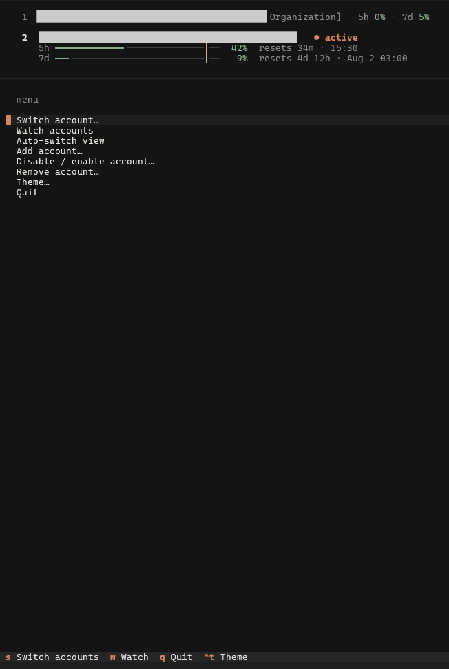 Claude Swap gestisce via CLI più abbonamenti/account