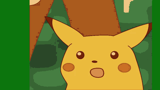 Surprised Pikachu