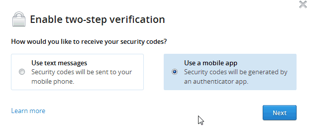 Sicurezza: la 2-step verification di Dropbox 5