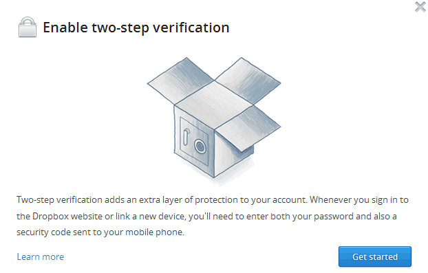 Sicurezza: la 2-step verification di Dropbox 4