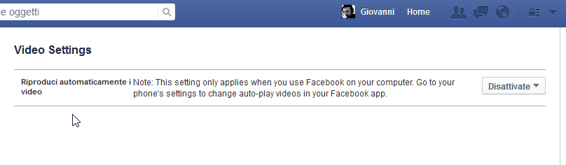 Facebook: bloccare la riproduzione automatica dei video (PC e Mobile) 1