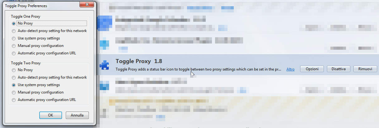 Piccole estensioni “salva-tempo”: Toggle Proxy per Firefox