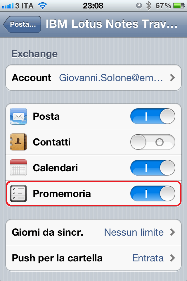 Domino: iOS 5, Promemoria e Traveler 2