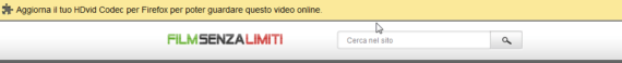 Aggiorna il tuo HDvid Codec per Firefox / Chrome per poter guardare questo video online, di cosa si tratta? 1