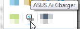 Asus iCharger: Icona nella Tray