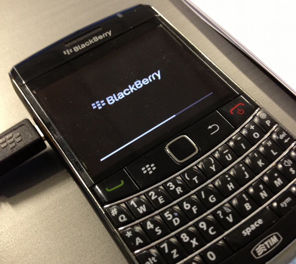 BlackBerry 9700: OS 6 caricato.