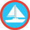 I'm on a Boat (Sono in Barca) Badge