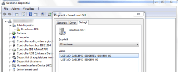 Driver Broadcom USH mancante su Dell Latitude E4300