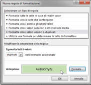 Excel: confrontare il contenuto di due colonne 3