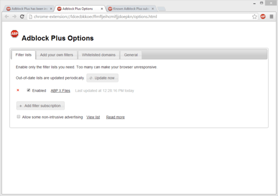 Google Chrome: sottoscrivere X Files prima di richiedere supporto 5