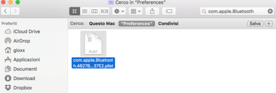 OS X: risolvere i problemi di disconnessione bluetooth 2