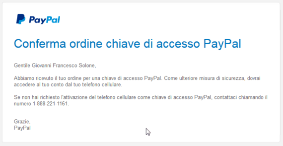 Sicurezza: la 2-step verification di PayPal 2