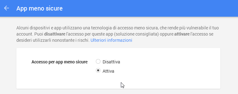 Qualcuno Ha Tentato Di Accedere Al Tuo Account Google