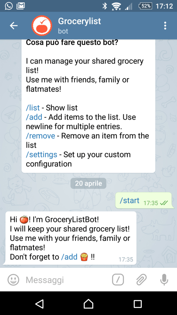 Telegram: caccia ai bot più utili 11