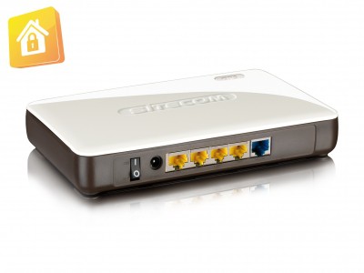 Wireless Gigabit Router 300N X4 con Cloud Security (WLR-4000) 1